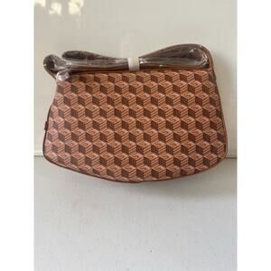Petite Simone Cross Body Brown With Gold Embellishments New With Tags